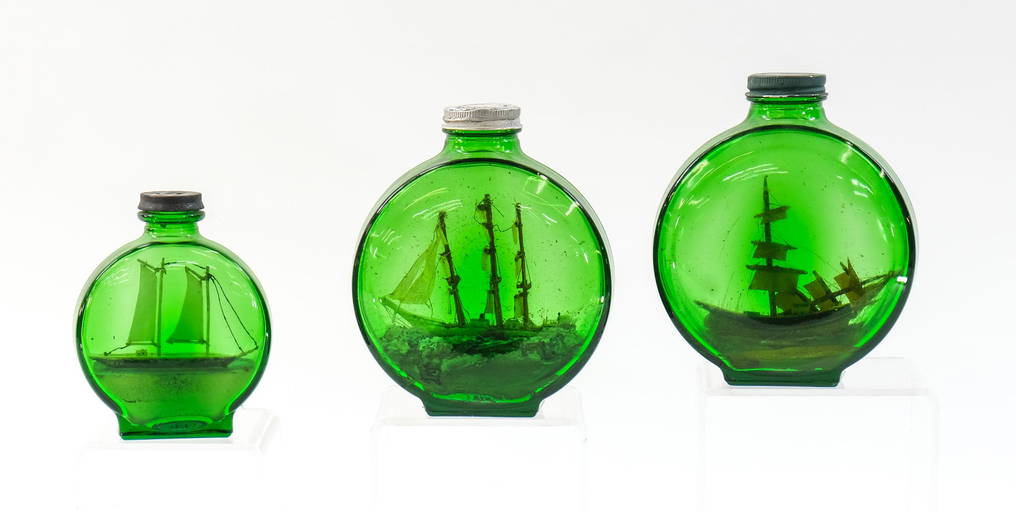 Three Vintage Ships in a bottle May 25, 2020 Nest Egg Auctions in CT