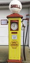 Ca 1930’s Sharemeter restored Shell gas pump