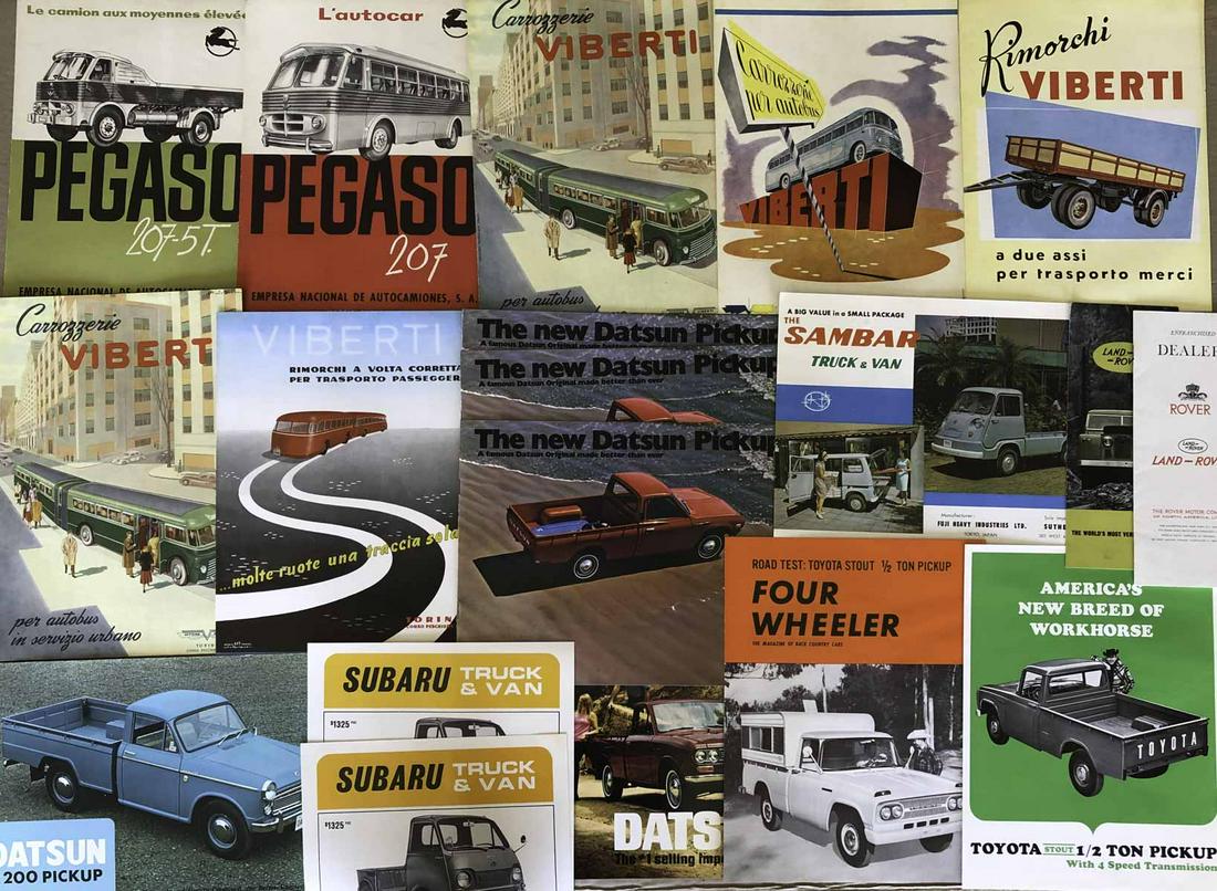 Euro, Japanese truck and bus brochures - 1940’s-19 (1 of 3)
