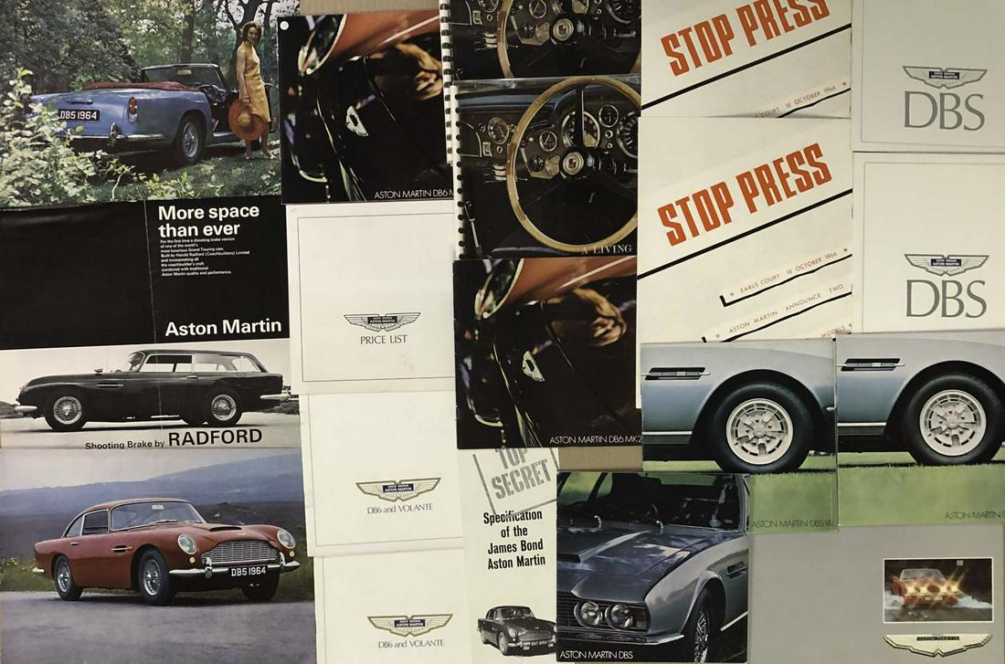Aston Martin DB 5, DB 6, DB S brochures, photos, m (1 of 3)
