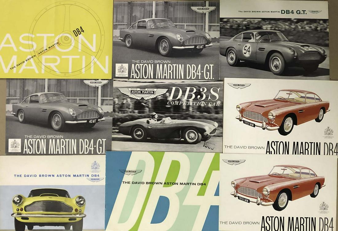 1950’s-60’s Aston Martin brochures (1 of 2)