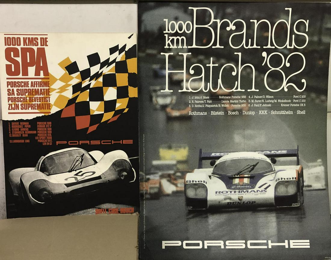 Two Porsche race victory posters (1 of 2)