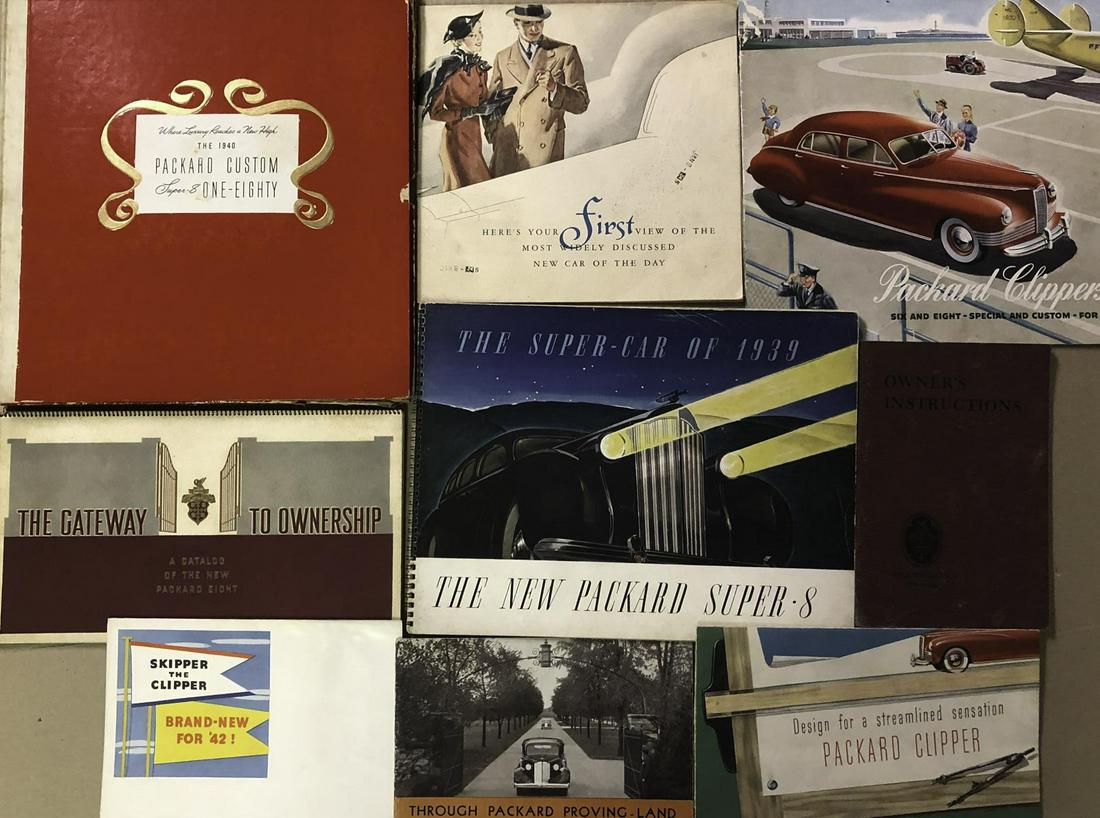 1935-1942 Packard brochures - classic, other model (1 of 3)
