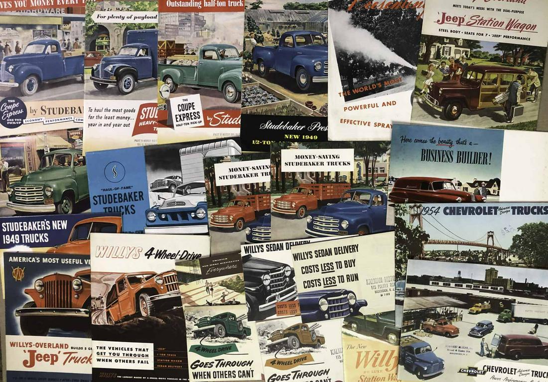 Lot of 1950’s light truck brochures (1 of 3)
