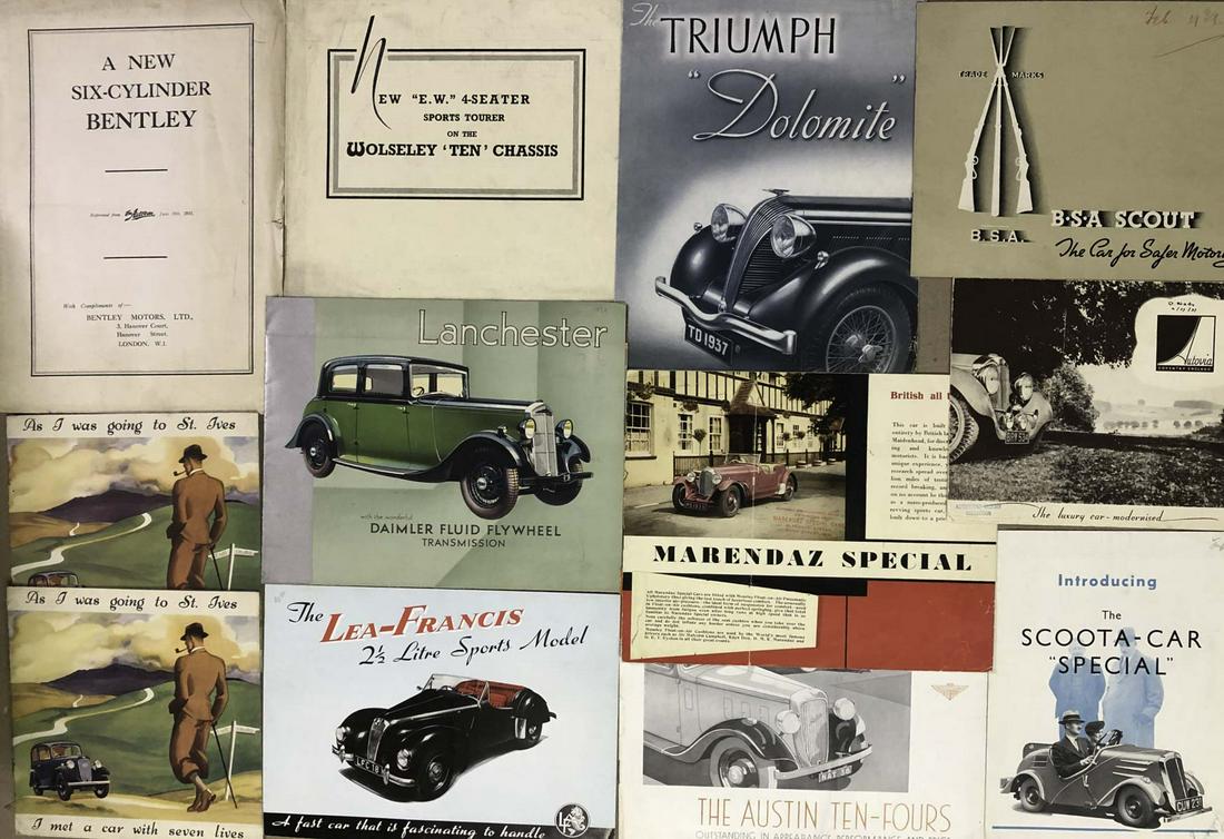 British brochures from teens - 1950’s (1 of 2)