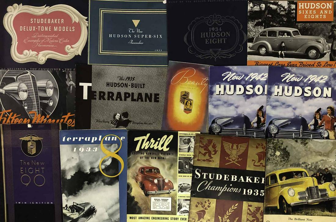 Hudson, Nash, Studebaker brochures (1 of 3)