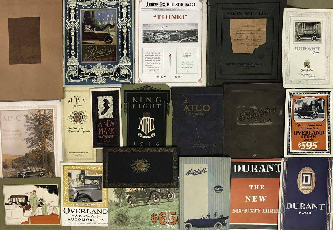 U S car teens and 1920’s brochures (1 of 3)