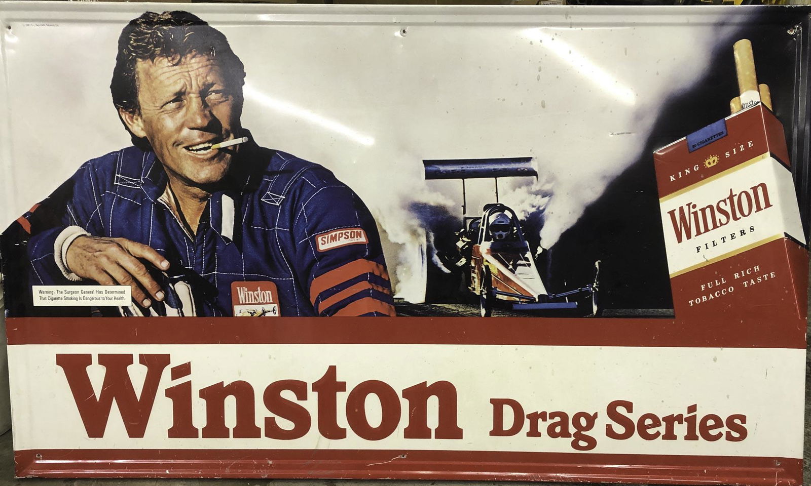 Two race related items - drag sign and banner (1 of 2)