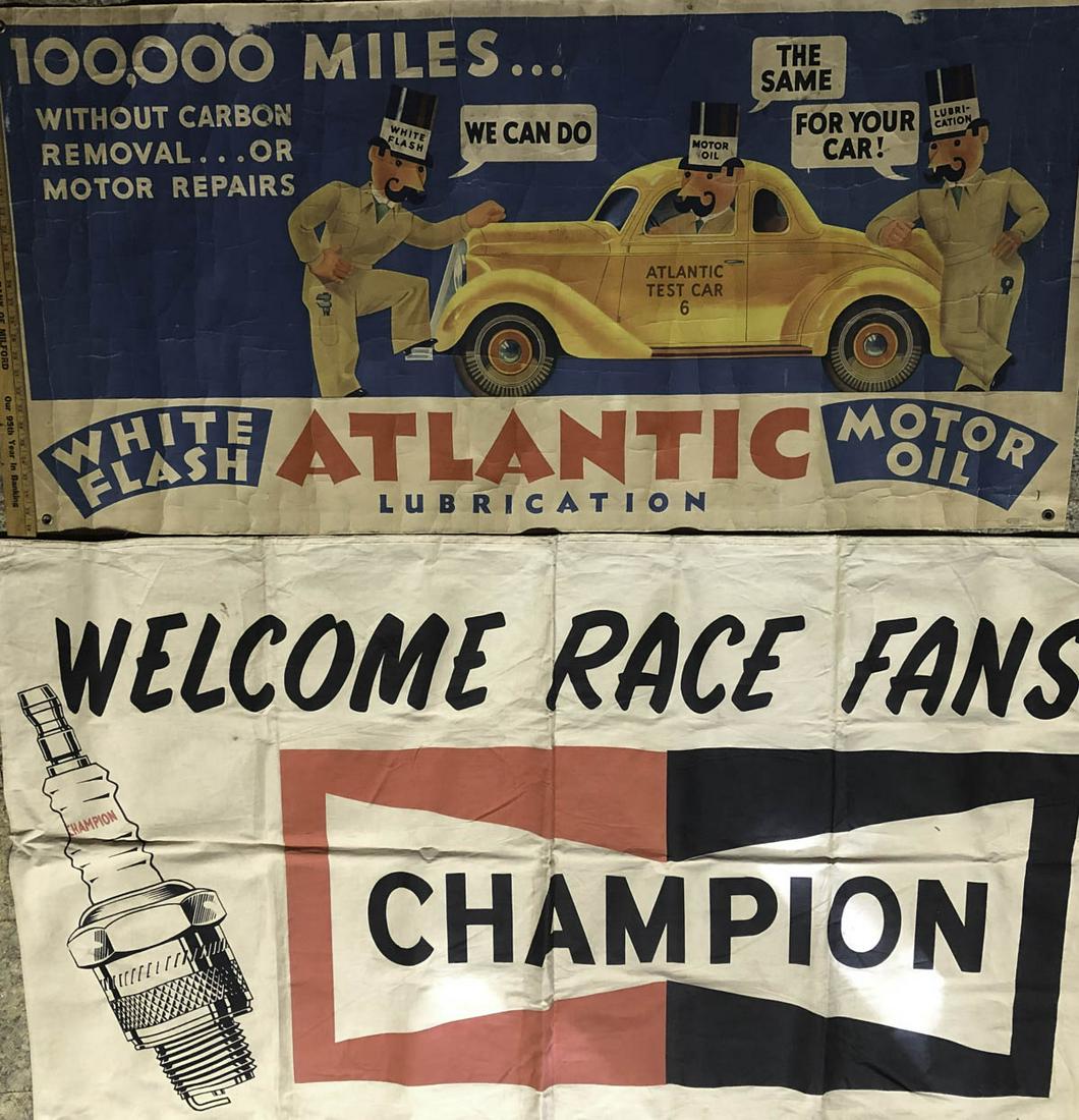 Atlantic, Champoin banner, Amoco poster (1 of 2)