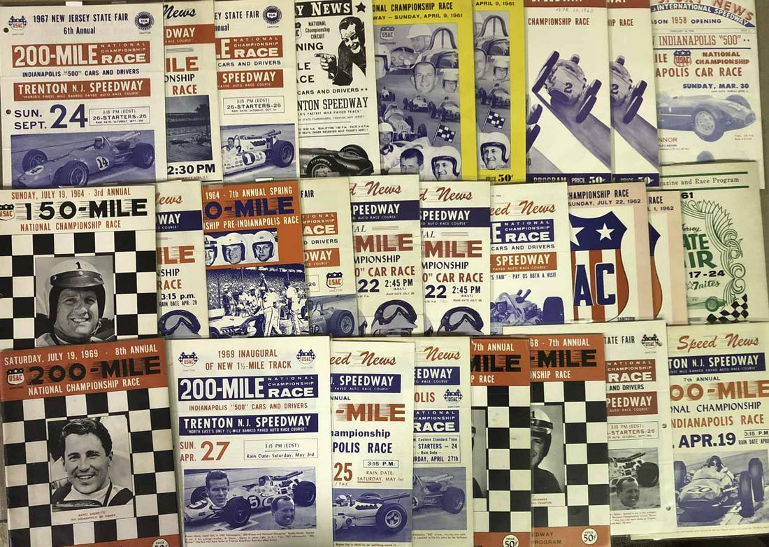 1950’s-1960’s Trenton and Langhorne race programs (1 of 3)
