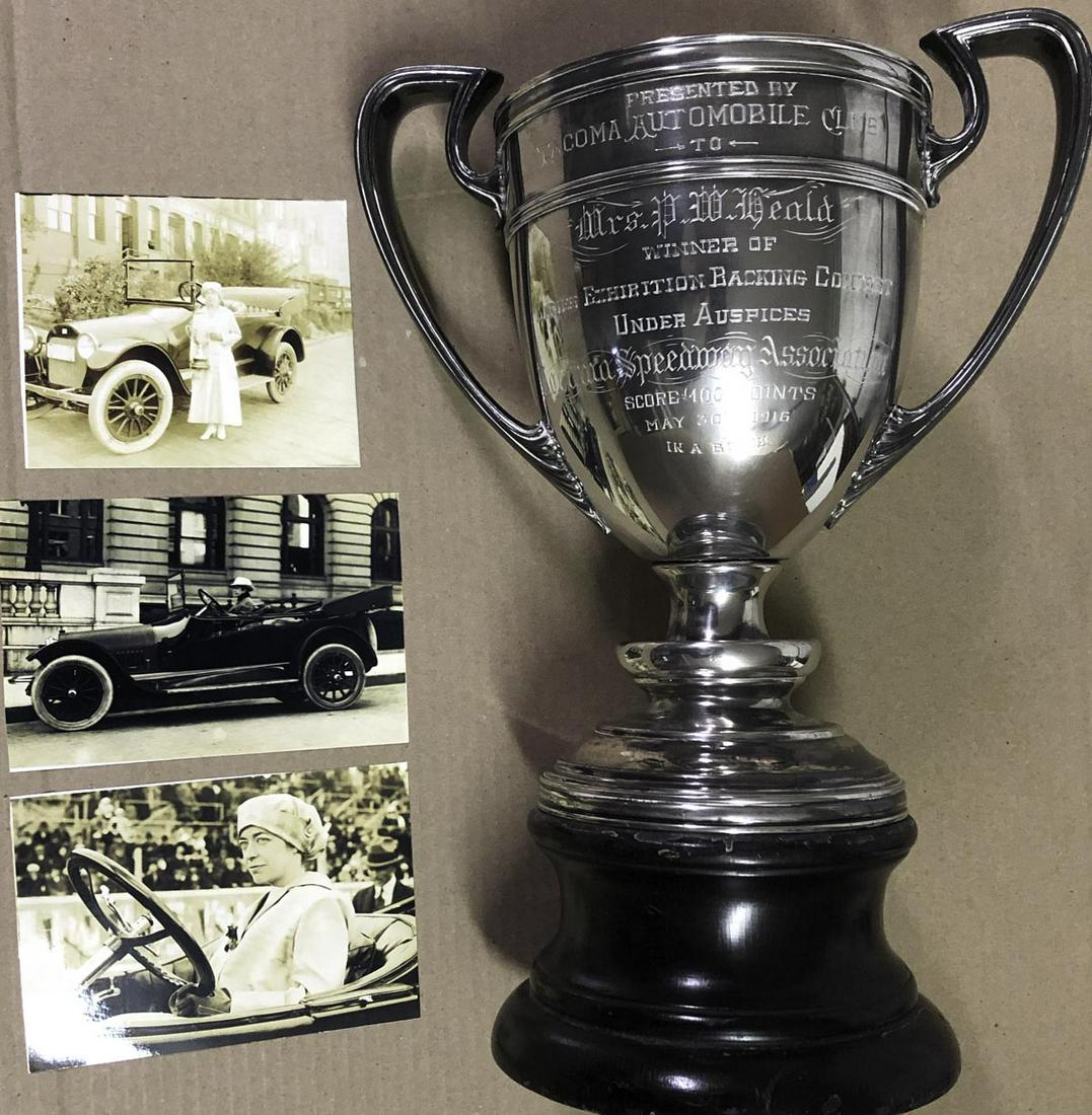 1916 Tacoma Ladies Exhibition winner trophy (1 of 3)
