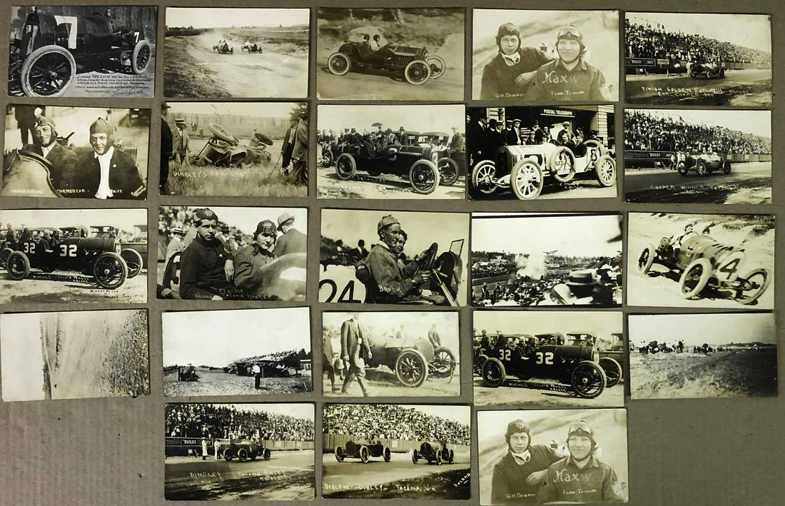 Twenty three Tacoma Race 1914 photo postcards (1 of 1)