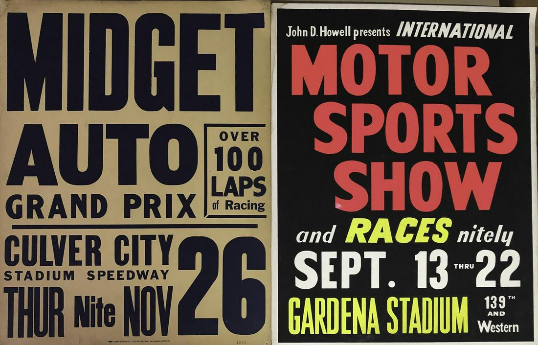 Two California event posters - 22 x 26 each (1 of 1)