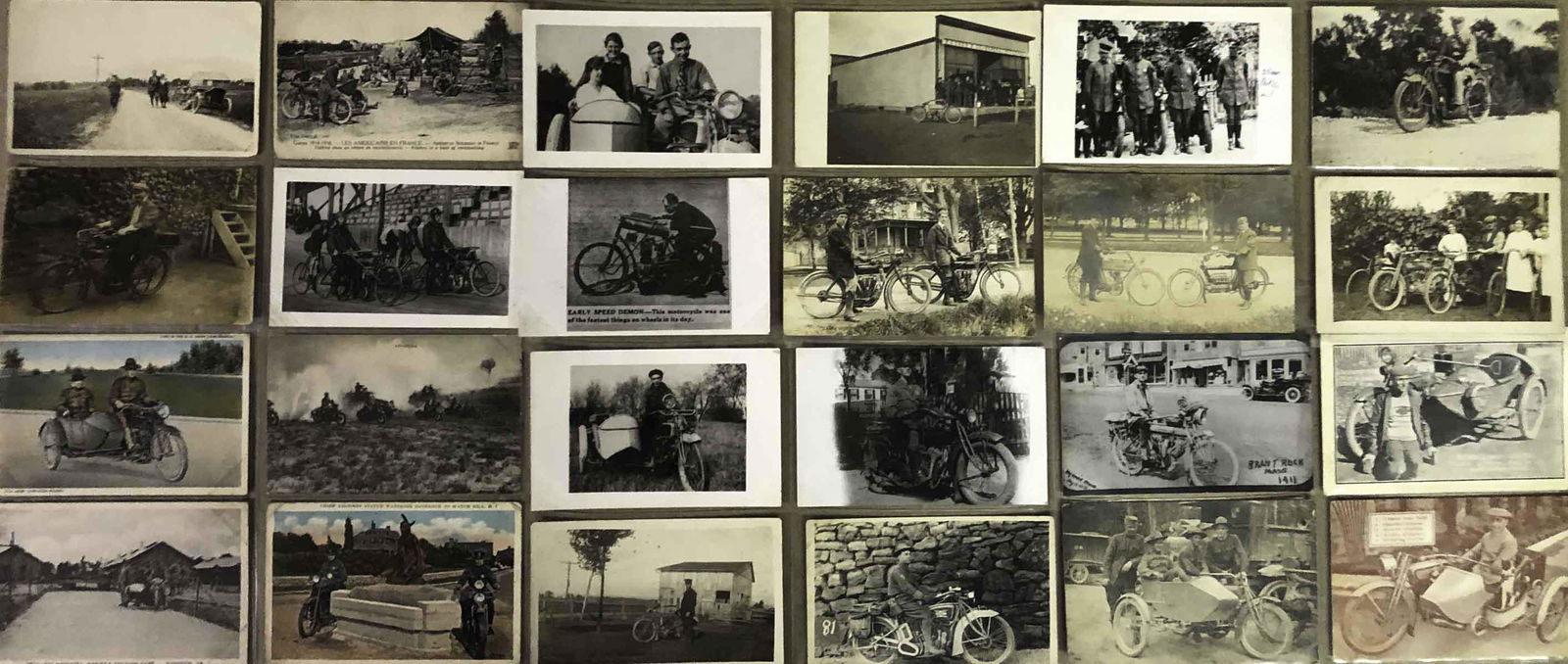 42 motorcycle related postcards (1 of 2)