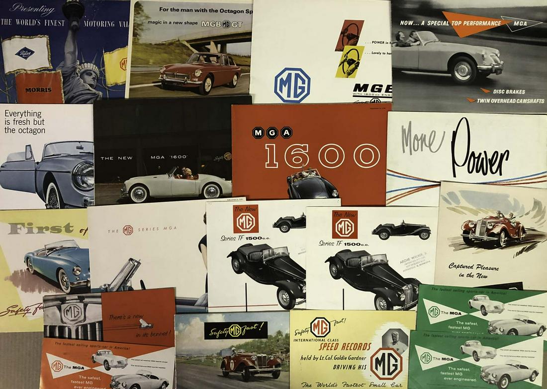 1950’s-1970’s British sports car brochures (1 of 3)