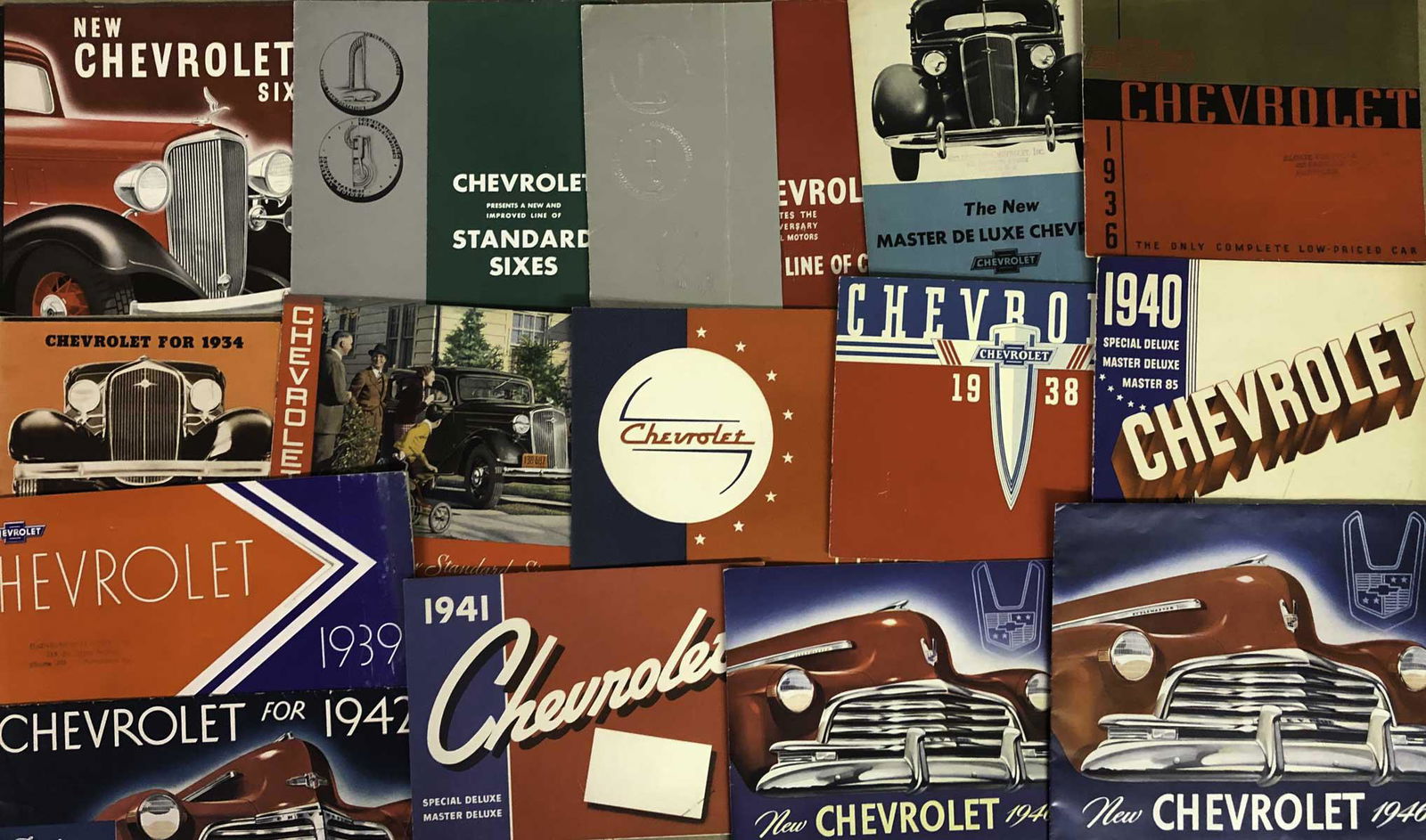 1930’s-1940’s Chevrolet and Pontiac brochures (1 of 2)