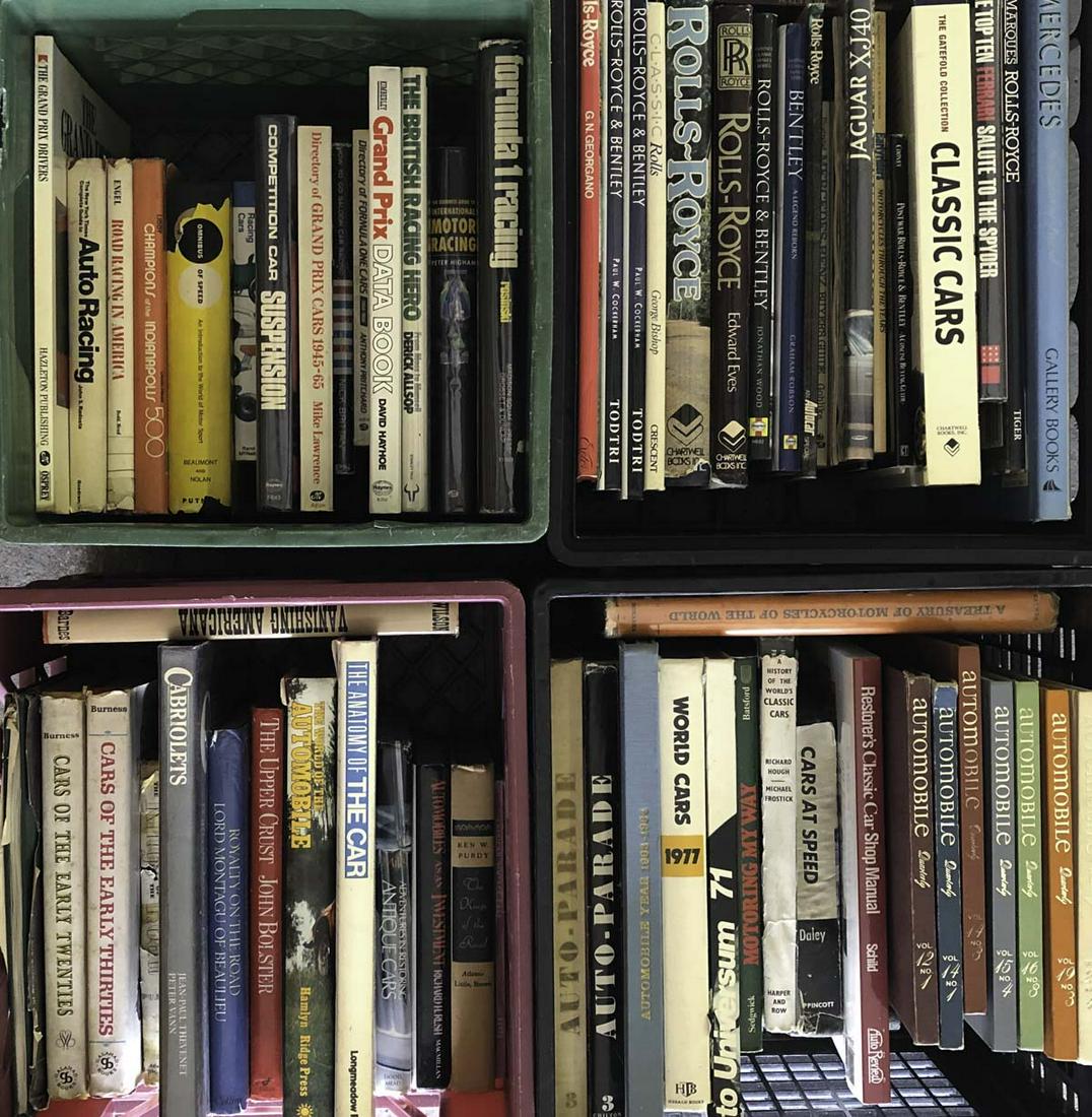 Four crates of misc auto related books (1 of 1)