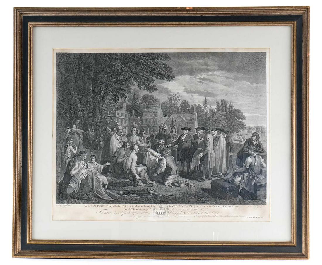 William Penn Copperplate Engraving (1 of 3)