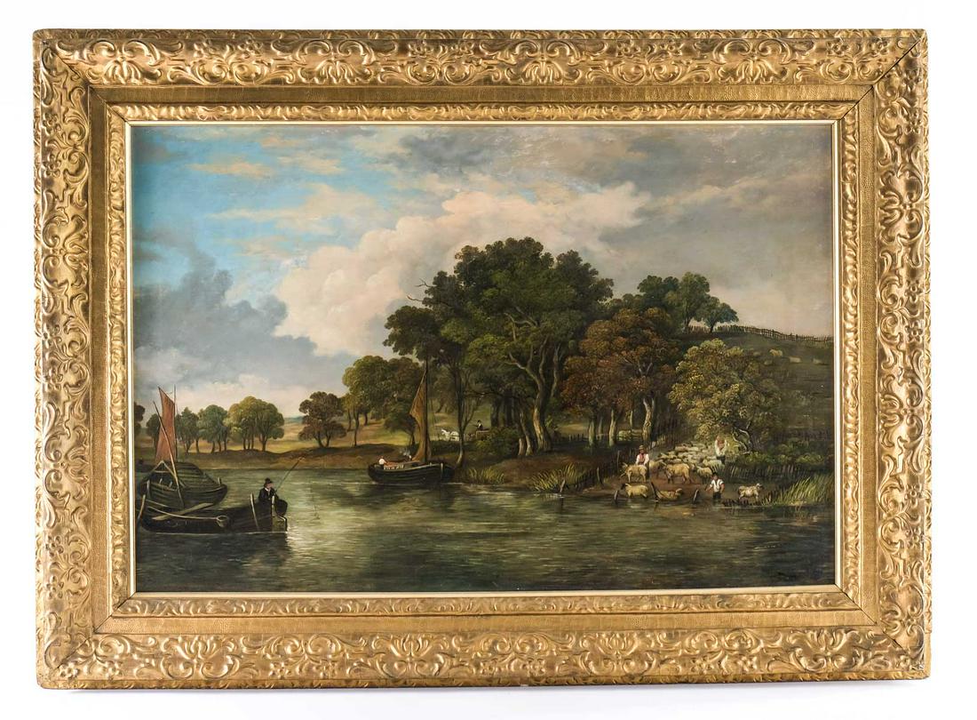 Landscape Painting Signed H. Bright (1 of 5)