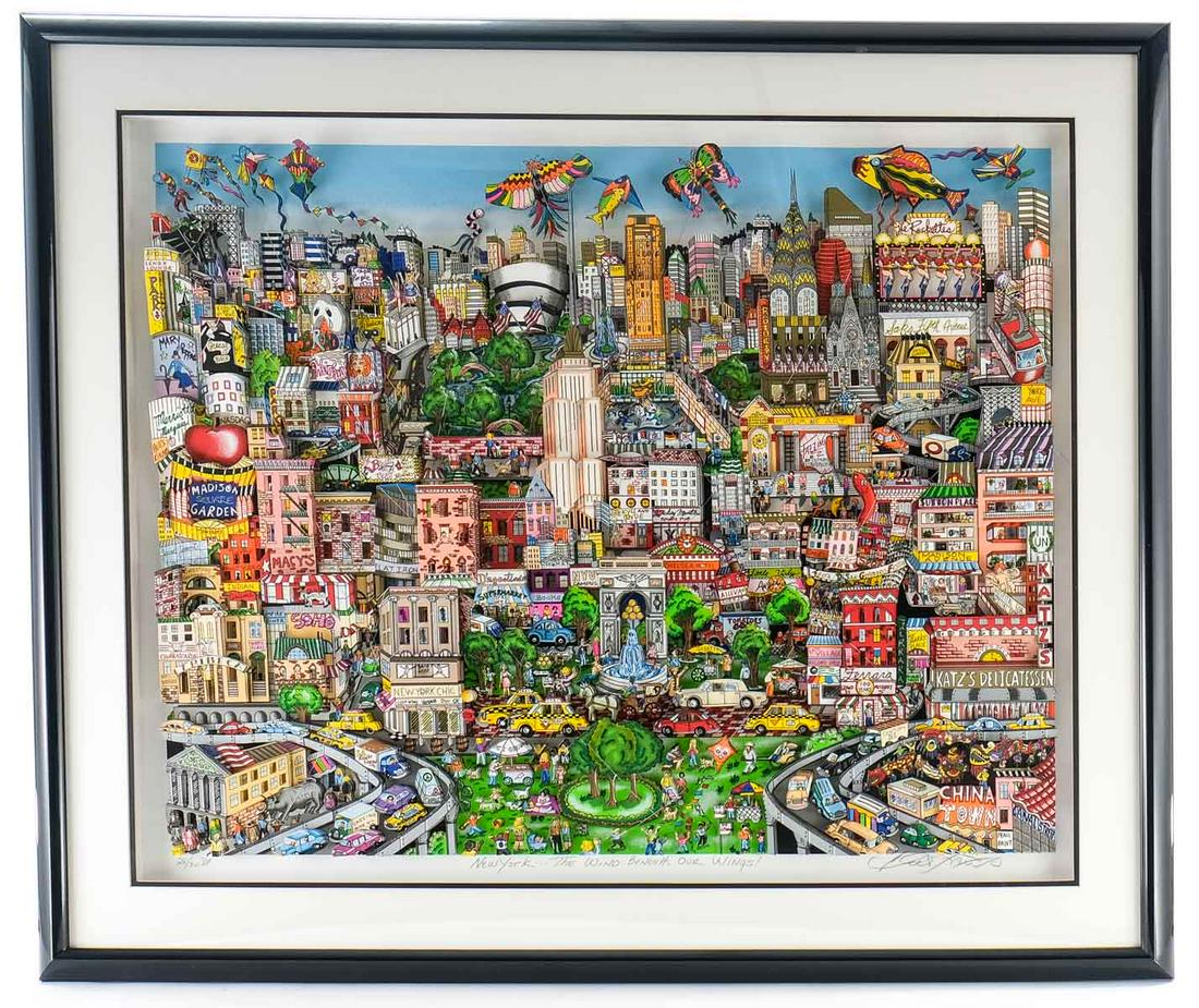 Charles Fazzino: New York Wind Beneath our wings (1 of 3)