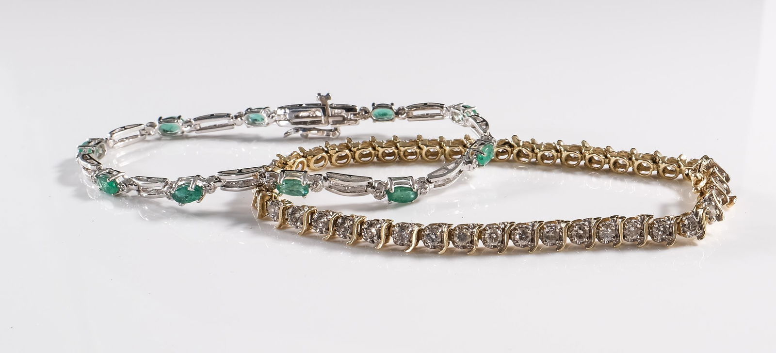 Two Ladies 14k Tennis Bracelets (1 of 5)