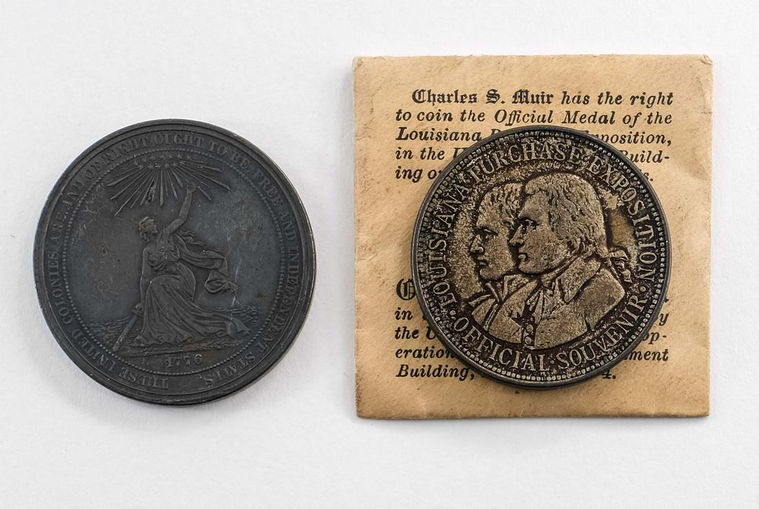 Two Silver US Commemorative Medals (1 of 5)