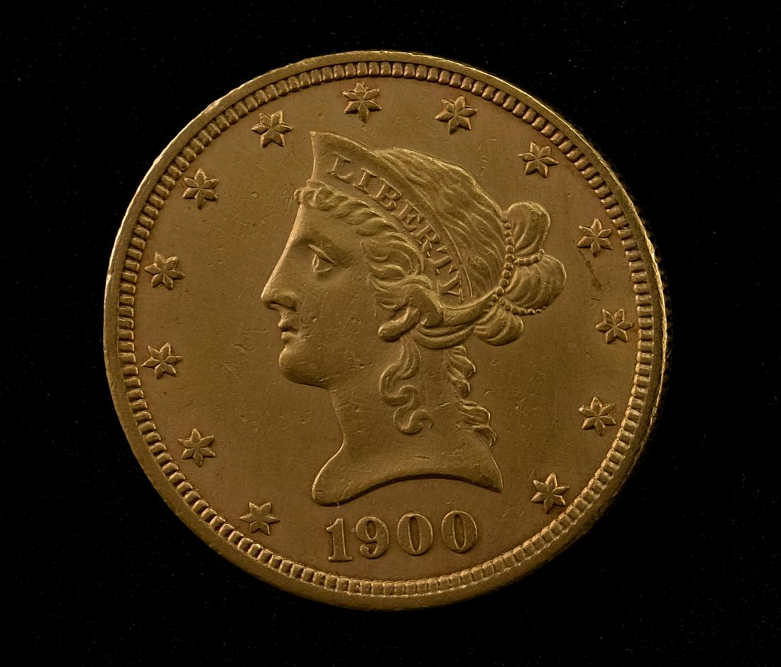 1900 $10 Liberty Head Eagle (1 of 4)