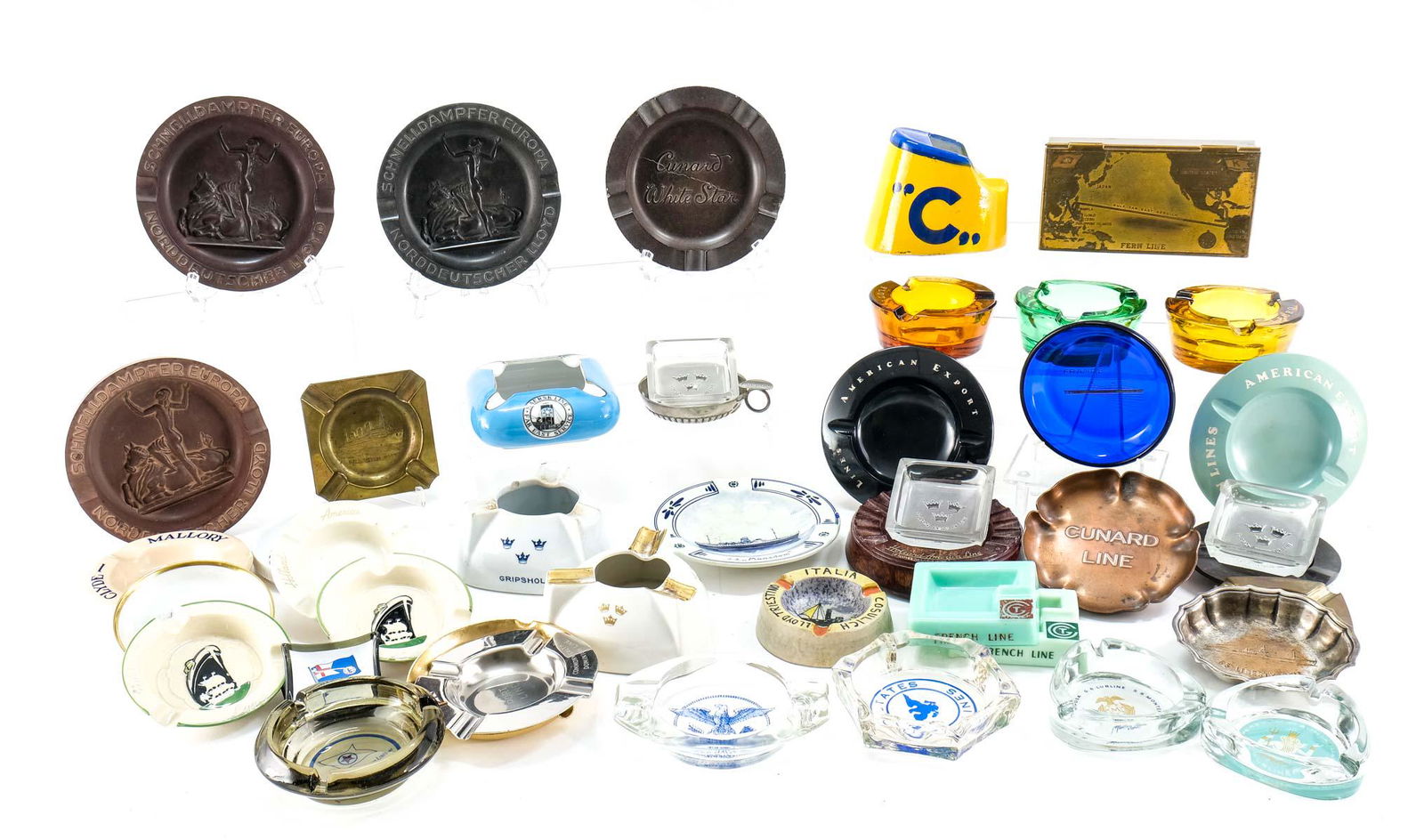 Cruse Ship Souvenirs: Ashtrays (1 of 5)