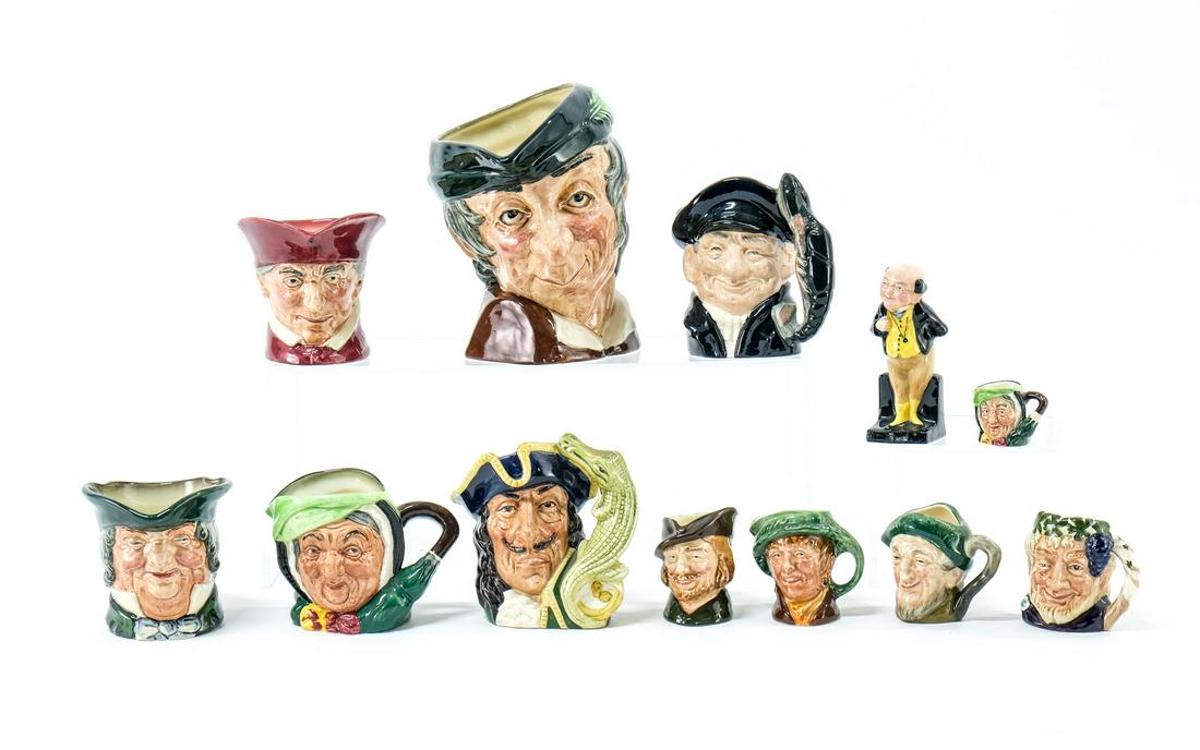 12 Royal Doulton Toby mugs (1 of 5)