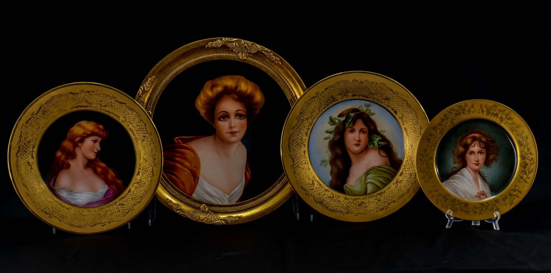 Four Pieces Hand Painted Porcelain (1 of 11)