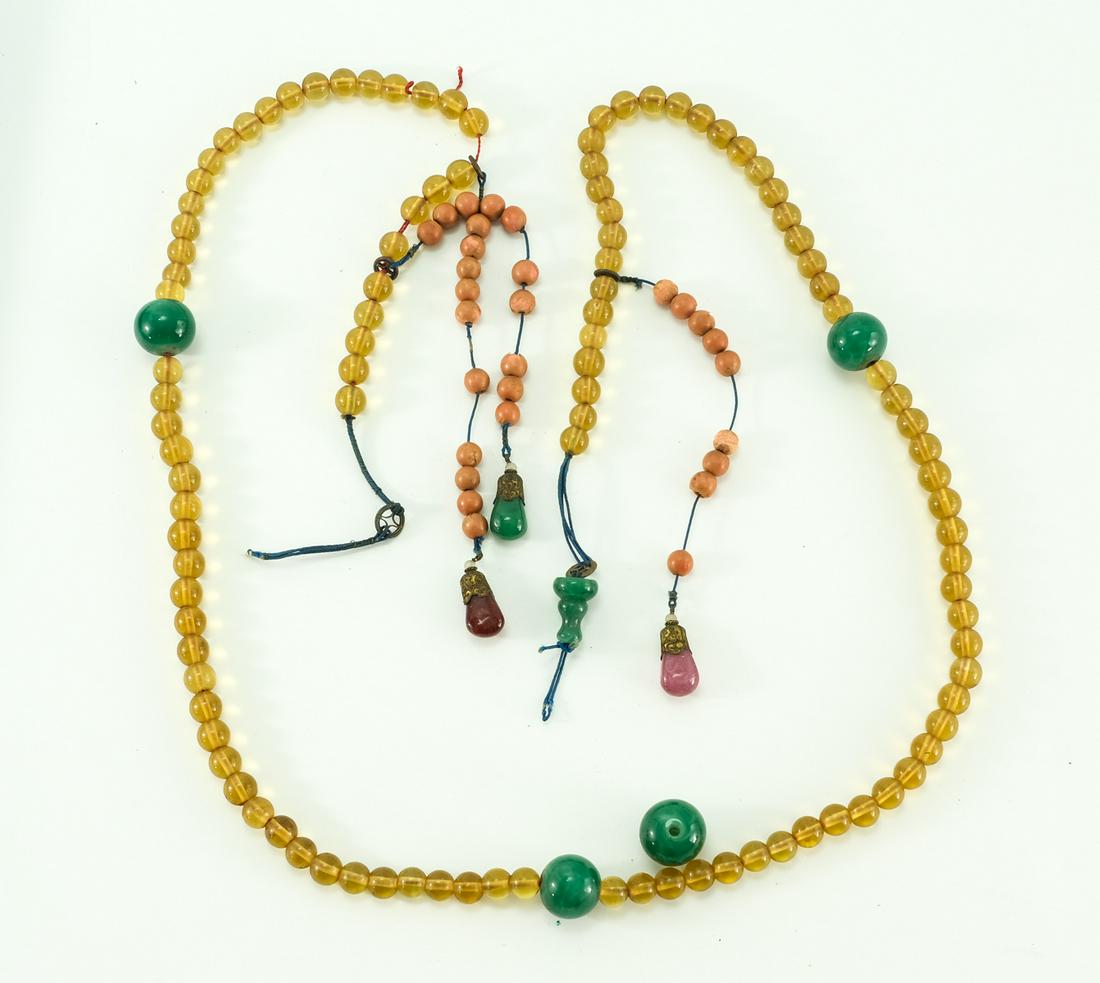 Chinese Peking Glass Court Beads (1 of 4)