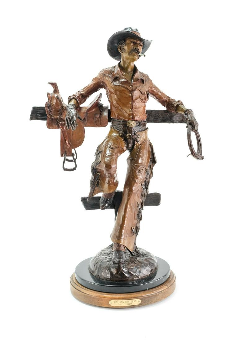 Elie Hazak bronze: Waiting His Turn (1 of 7)