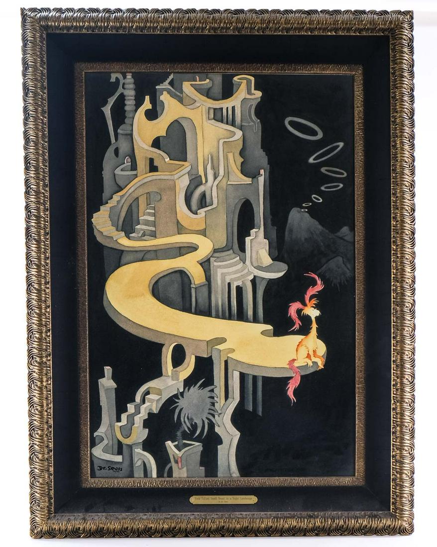 Dr Seuss Serigraph On Canvas (1 of 4)