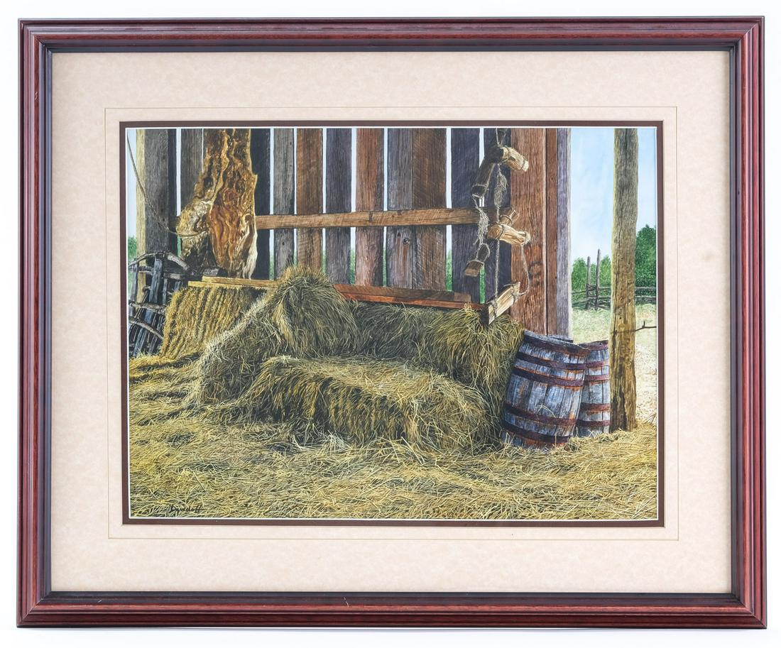 Michael Davidoff: In the straw Shed (1 of 4)