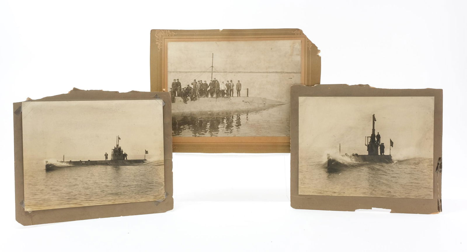 Three Early 20th C. Submarine Photos (1 of 5)