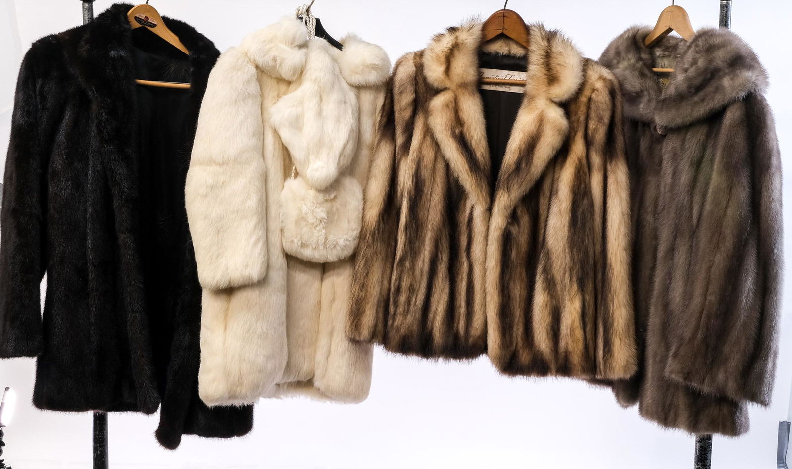 4 Fur Jackets, Including a Child's Rabbit Coat (1 of 5)