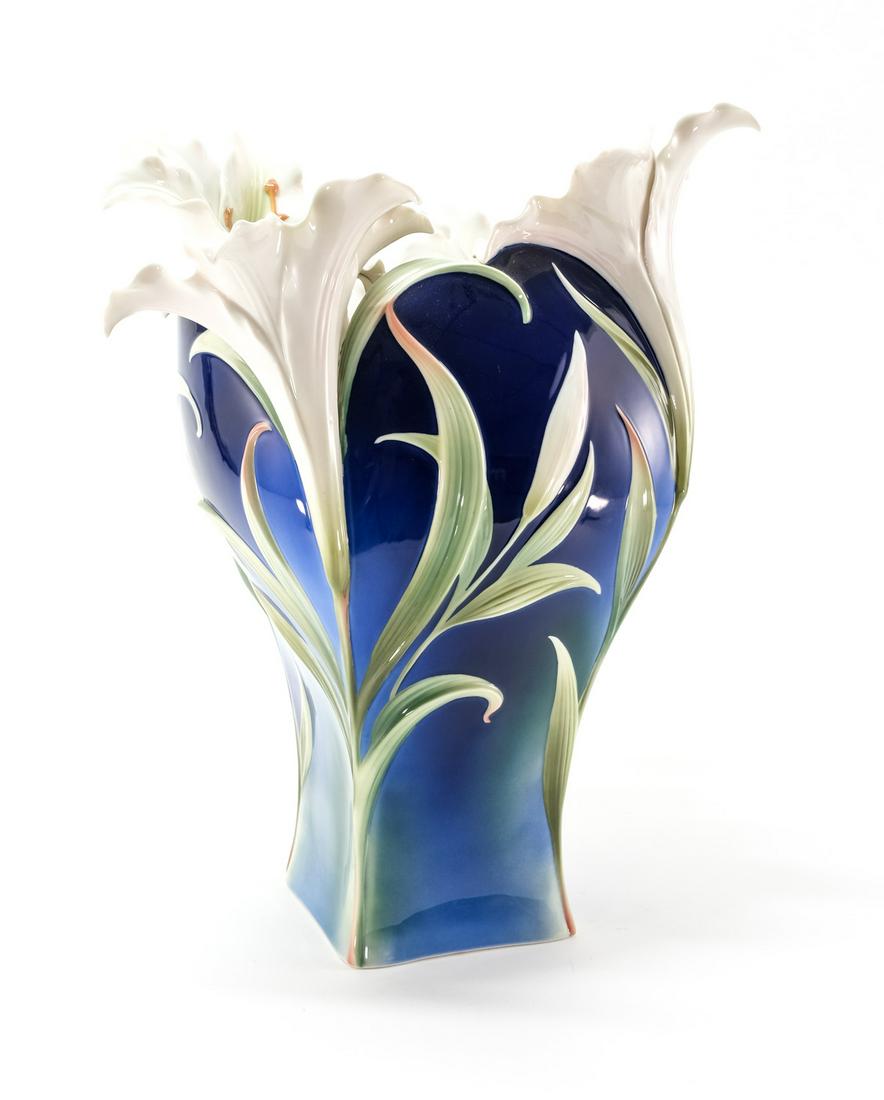 Large Franz Porcelain Lily Vase (1 of 4)