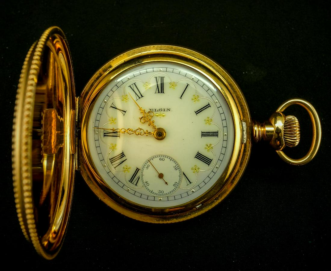 Superb Elgin Hunter Case Pocket Watch (1 of 5)