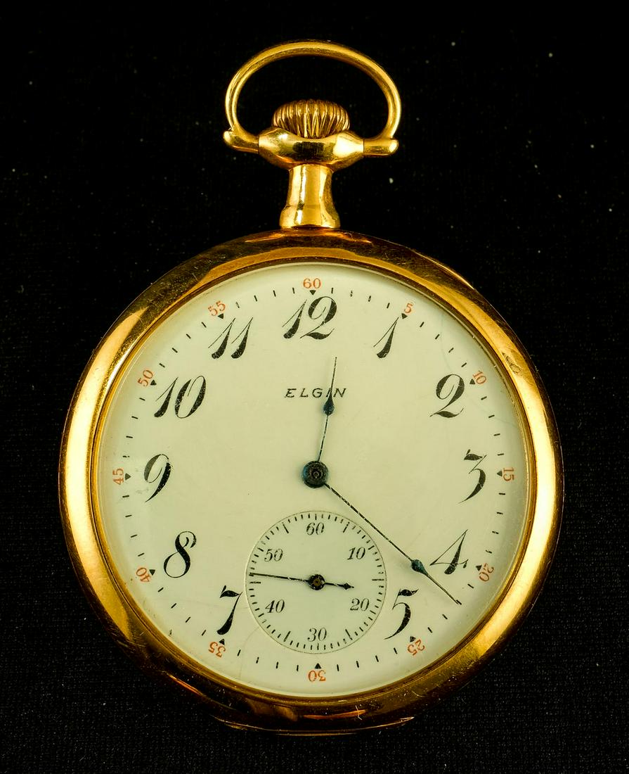 Elgin 14k Open Face Pocket Watch (1 of 3)