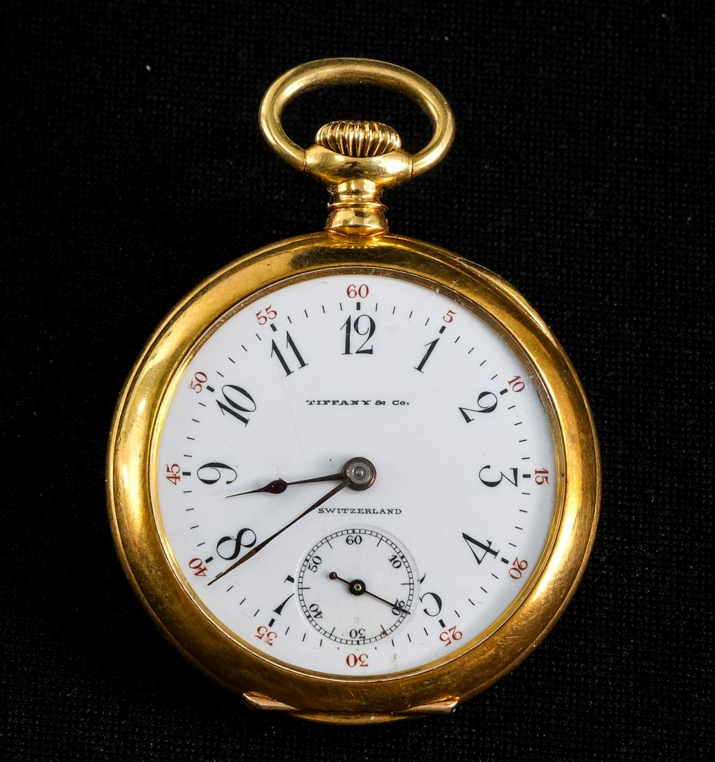 Ladies 18K Tiffany Longines Pocketwatch (1 of 7)
