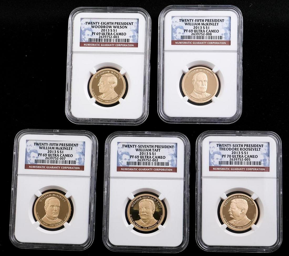 2013 $1 Presidential Dollars Year Set PF69 NGC (1 of 4)
