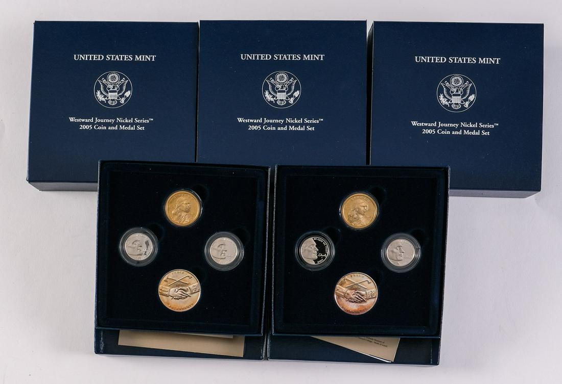 Five 2005-S Westward Journey Nickel Series (1 of 4)