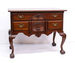 American Chippendale Cherry Dressing Table