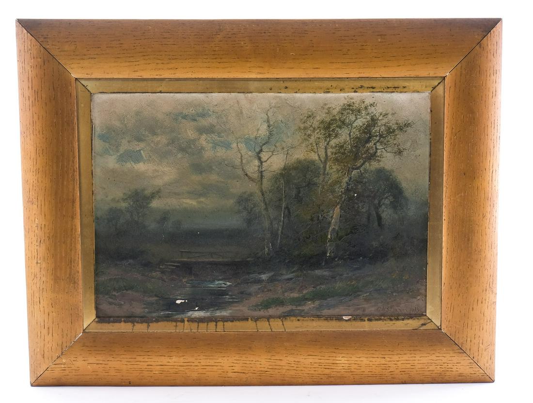 Christopher High Shearer Oil on Board Landscape (1 of 6)