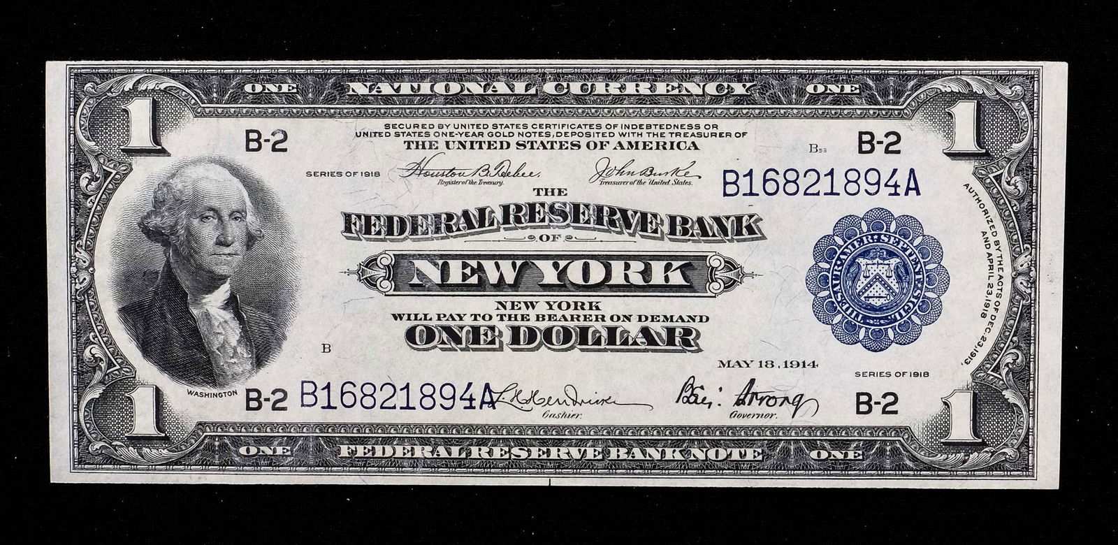 $1 Federal Reserve Bank Note (1 of 4)