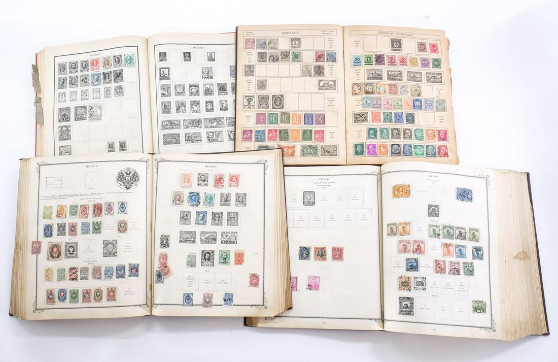 Estate Stamps Collection: 4 Albums (1 of 5)