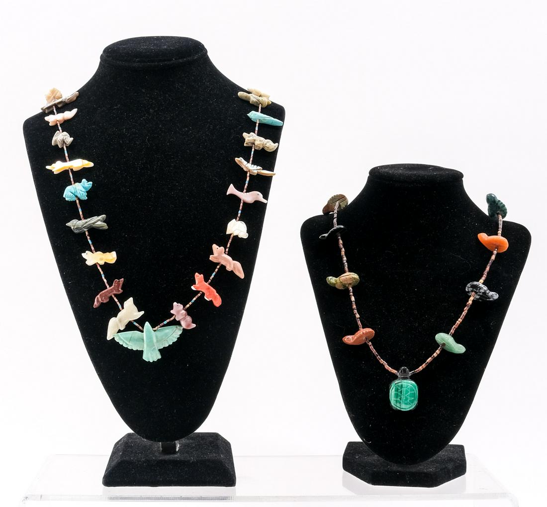 2 Native American Fetish Necklaces (1 of 7)