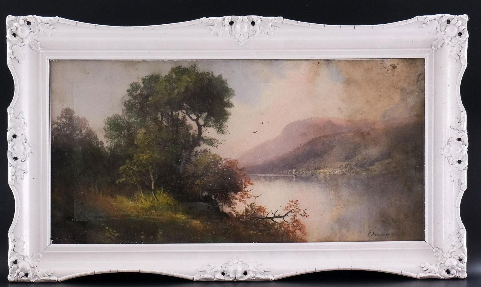 American Pastel Landscape Signed Chandler (1 of 4)