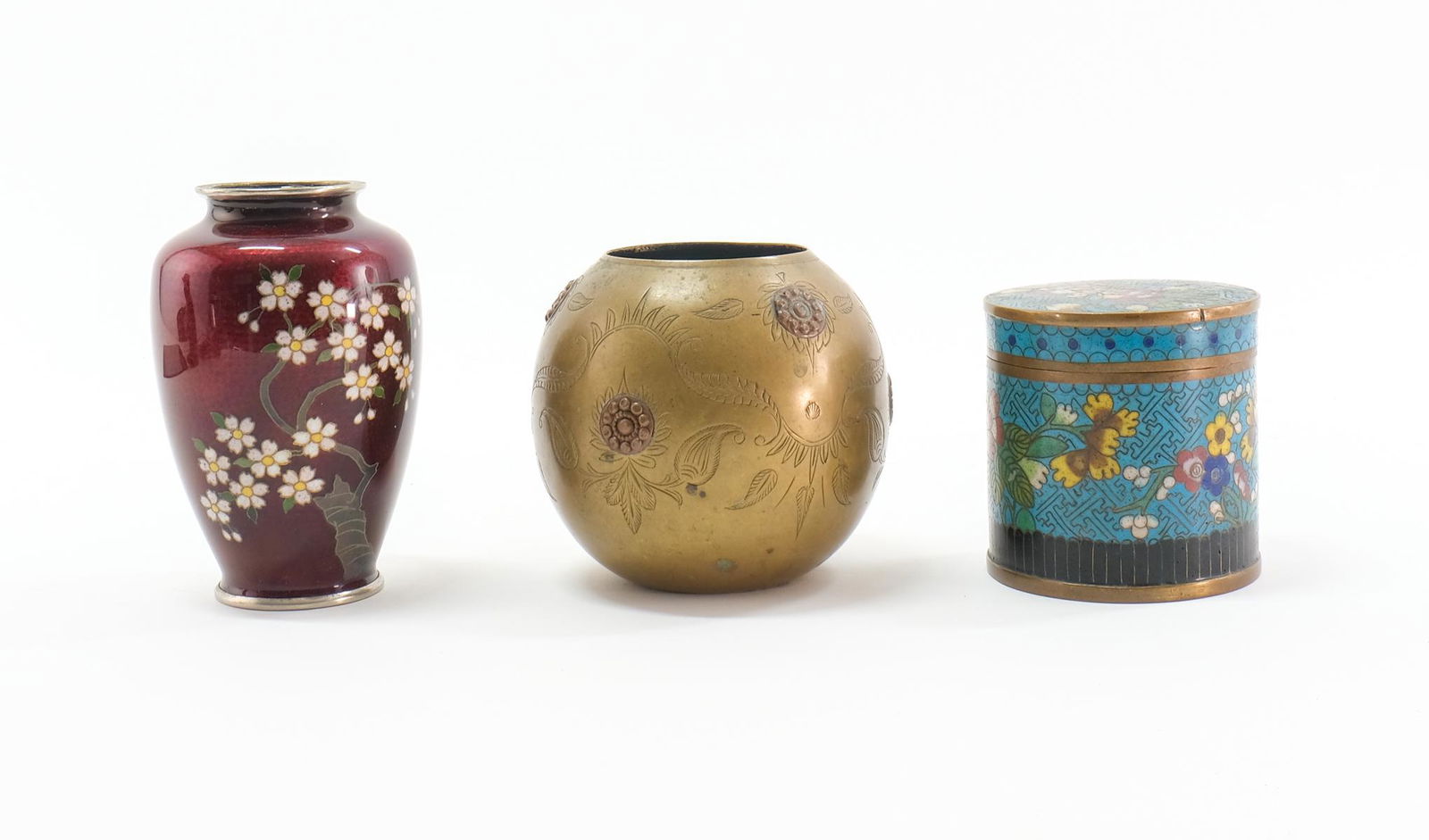 Chinese & Japanese Cloisonne, Brass (1 of 9)