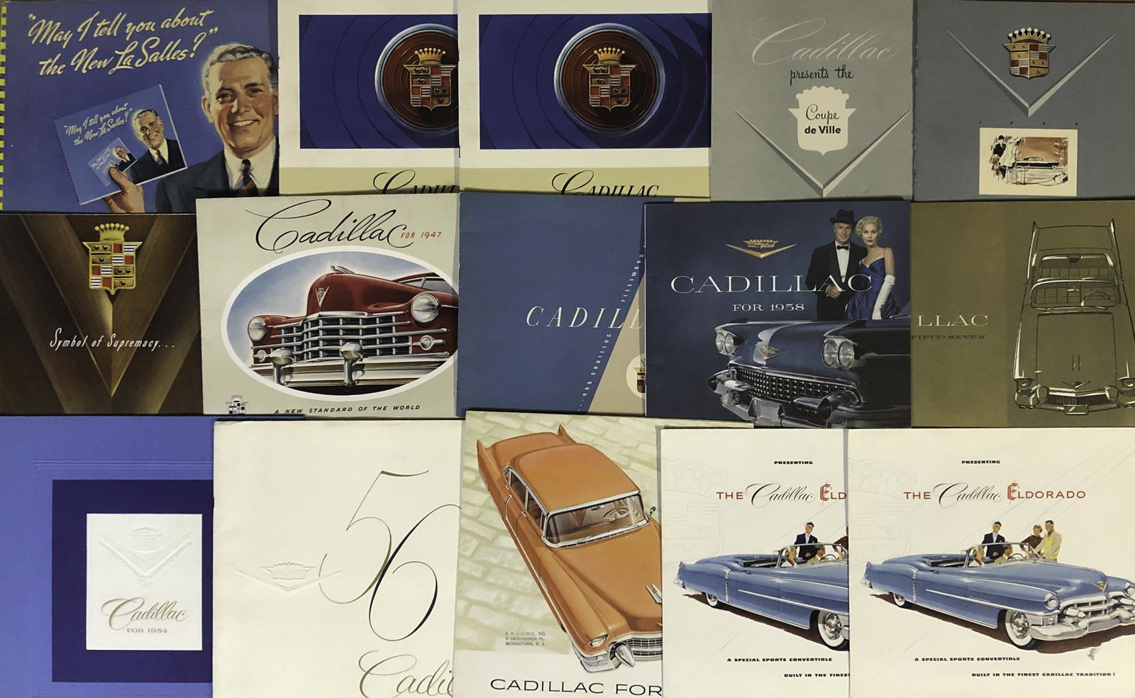 1940’s-1950’s Cadillac and LaSalle brochures (1 of 2)